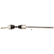 1991 Isuzu Trooper - Front, Driver Side Axle Assembly,  Standard Duty Replacement, 4WD, 2.6L 4Cyl OE Replacement Series