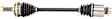 2008 Honda Ridgeline - Rear, Driver Side Axle Assembly,  Standard Duty Replacement, AWD, 3.5L 6Cyl