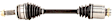 2014 Honda Crosstour - Front, Passenger Side Axle Assembly,  Standard Duty Replacement, FWD, 2.4L 4Cyl