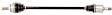 HO-8553 Front, Passenger Side Axle Assembly - Sold Individually FWD, 1.5L, 4Cyl