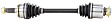 2016 Acura TLX - Front, Passenger Side Axle Assembly, FWD, 2.4L 4Cyl