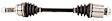 2008 Acura RDX - Rear, Driver Side Axle Assembly,  Standard Duty Replacement, AWD, 2.3L 4Cyl