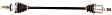 HY-8018 Front, Passenger Side Axle Assembly - Sold Individually FWD, 2.4L, 4Cyl