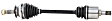 2006 Kia Optima - Front, Driver Side Axle Assembly,  VIN D (5th Digit), Standard Duty Replacement, FWD, 2.4L 4Cyl