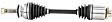 HY-8098 Front, Passenger Side Axle Assembly - Sold Individually, 2.7L, 6Cyl