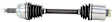 2015 Hyundai Azera - Front, Passenger Side Axle Assembly,  Standard Duty Replacement, FWD, 3.3L 6Cyl