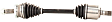 2015 Kia Sorento - Front, Driver Side Axle Assembly,  Standard Duty Replacement, AWD, 3.3L 6Cyl