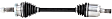 HY-8288 Front, Driver Side Axle Assembly - Sold Individually, 2.4L, 4Cyl