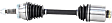 2016 Hyundai Sonata - Front, Passenger Side Axle Assembly, engvin: B, Turbocharged, Standard Duty Replacement, FWD, 2.0L 4Cyl