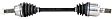 HY-8349 Front, Driver Side Axle Assembly - Sold Individually, 2.0L, 4Cyl