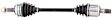 KA-8059 Front, Driver Side Axle Assembly - Sold Individually FWD