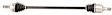 KA-8079 Front, Passenger Side Axle Assembly - New Sold Individually, 2.0L, 4Cyl