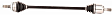 2015 Kia Optima - Front, Passenger Side Axle Assembly, engvin: 7, GAS, Standard Duty Replacement, FWD, 2.4L 4Cyl