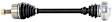 1988 Mercedes Benz 300E - Rear, Driver or Passenger Side Axle Assembly, with Limited Slip Differential (ASD) and Traction Control (ASR), Standard Duty Replacement, New, 3.0L 6Cyl