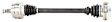 MB-8032 Rear, Driver or Passenger Side Axle Assembly - Sold Individually