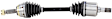1992 Eagle Summit - Front, Passenger Side Axle Assembly,  Standard Duty Replacement, 4WD, 1.8L 4Cyl Wagon