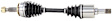 1989 Plymouth Horizon - Front, Driver Side Axle Assembly,  Automatic Transaxle, Standard Duty Replacement, FWD, 2.2L 4Cyl Automatic, Transaxle