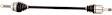 2001 Mitsubishi Mirage - Front, Passenger Side Axle Assembly, Naturally Aspirated, Standard Duty Replacement, FWD, 1.8L 4Cyl