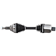 2002 Dodge Ram 1500 - Front, Driver or Passenger Side Axle Assembly,  Not For Use With Lifted or Modified Suspensions, Standard Duty Replacement, 4WD, 5.9L 8Cyl OE Replacement Series