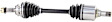 2011 Mitsubishi Outlander - Front, Driver Side Axle Assembly,  Standard Duty Replacement, FWD, 3.0L 6Cyl