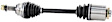 2012 Mitsubishi Outlander - Front, Passenger Side Axle Assembly, 4-Wheel ABS, Standard Duty Replacement, FWD, 3.0L 6Cyl