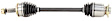 2010 Mitsubishi Lancer - Rear, Passenger Side Axle Assembly,  Standard Duty Replacement, AWD, 2.0L 4Cyl