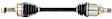 MI-8216 Rear, Driver Side Axle Assembly - Sold Individually AWD, 2.0L, 4Cyl