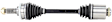 2002 Mazda Millenia - Front, Passenger Side Axle Assembly,  Standard Duty Replacement, FWD, 2.3L 6Cyl