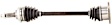 1994 Mazda Miata - Rear, Driver or Passenger Side Axle Assembly,  Standard Duty Replacement, Thru VIN 614192, RWD, 1.8L 4Cyl