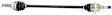 MZ-8211 Rear, Passenger Side Axle Assembly - Sold Individually