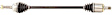 1984 Nissan Pulsar NX - Front, Passenger Side Axle Assembly,  Standard Duty Replacement, FWD, 1.5L 4Cyl