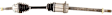 1998 Nissan 200SX - Front, Passenger Side Axle Assembly,  Standard Duty Replacement, FWD, 2.0L 4Cyl