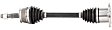 NI-8203HDX Front, Driver or Passenger Side Axle Assembly - Sold Individually 4WD, 5.6L, 8Cyl