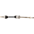 2011 Nissan Altima - Front, Passenger Side Axle Assembly, FULL HYBRID EV-GAS (FHEV), Standard Duty Replacement, FWD, 2.5L 4Cyl OE Replacement Series