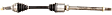 NI-8388 Front, Passenger Side Axle Assembly - New Sold Individually, 2.5L, 4Cyl