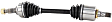 2014 Nissan Altima - Front, Driver Side Axle Assembly,  Standard Duty Replacement, FWD, 3.5L 6Cyl Sedan