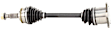 1994 Infiniti J30 - Rear, Driver Side Axle Assembly,  Thru 12/93, Standard Duty Replacement, RWD, 3.0L 6Cyl