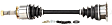 1996 Nissan 240SX - Rear, Passenger Side Axle Assembly,  Standard Duty Replacement, RWD, 2.4L 4Cyl