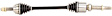 2013 Nissan Leaf - Front, Passenger Side Axle Assembly, BATTERY EV (EV/BEV), Thru 10/14, Standard Duty Replacement, FWD