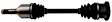 1984 Nissan 300ZX - Rear, Passenger Side Axle Assembly, Naturally Aspirated, Standard Duty Replacement, RWD, 3.0L 6Cyl