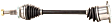 NI-8518 Coupe Rear, Passenger Side Axle Assembly - Sold Individually, 3.7L, 6Cyl