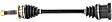 2013 Infiniti G37 - Front, Driver Side Axle Assembly,  From 3/13, Standard Duty Replacement, AWD, 3.7L 6Cyl Coupe