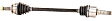 2015 Subaru Impreza - Front, Driver or Passenger Side Axle Assembly,  Standard Duty Replacement, AWD, 2.0L 4Cyl