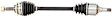 1988 Toyota Tercel - Front, Passenger Side Axle Assembly,  Standard Duty Replacement, 4WD, 1.5L 4Cyl Wagon