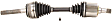 2000 Lexus LX470 - Front, Driver or Passenger Side Axle Assembly,  Standard Duty Replacement, 4WD, 4.7L 8Cyl