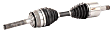 TO-8139HDX Front, Driver or Passenger Side Axle Assembly - Sold Individually 4WD, 4.7L, 8Cyl