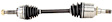 2000 Toyota MR2 Spyder - Rear, Driver Side Axle Assembly,  Standard Duty Replacement, RWD, 1.8L 4Cyl