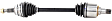2013 Toyota Sienna - Front, Driver Side Axle Assembly,  Standard Duty Replacement, AWD, 3.5L 6Cyl