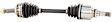 2017 Toyota Prius C - Front, Driver Side Axle Assembly,  VIN B3 (7th and 8th Digit), Standard Duty Replacement, FWD, 1.5L 4Cyl