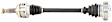 1994 Lexus LS400 - Rear, Driver Side Axle Assembly,  Standard Duty Replacement, RWD, 4.0L 8Cyl